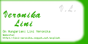 veronika lini business card